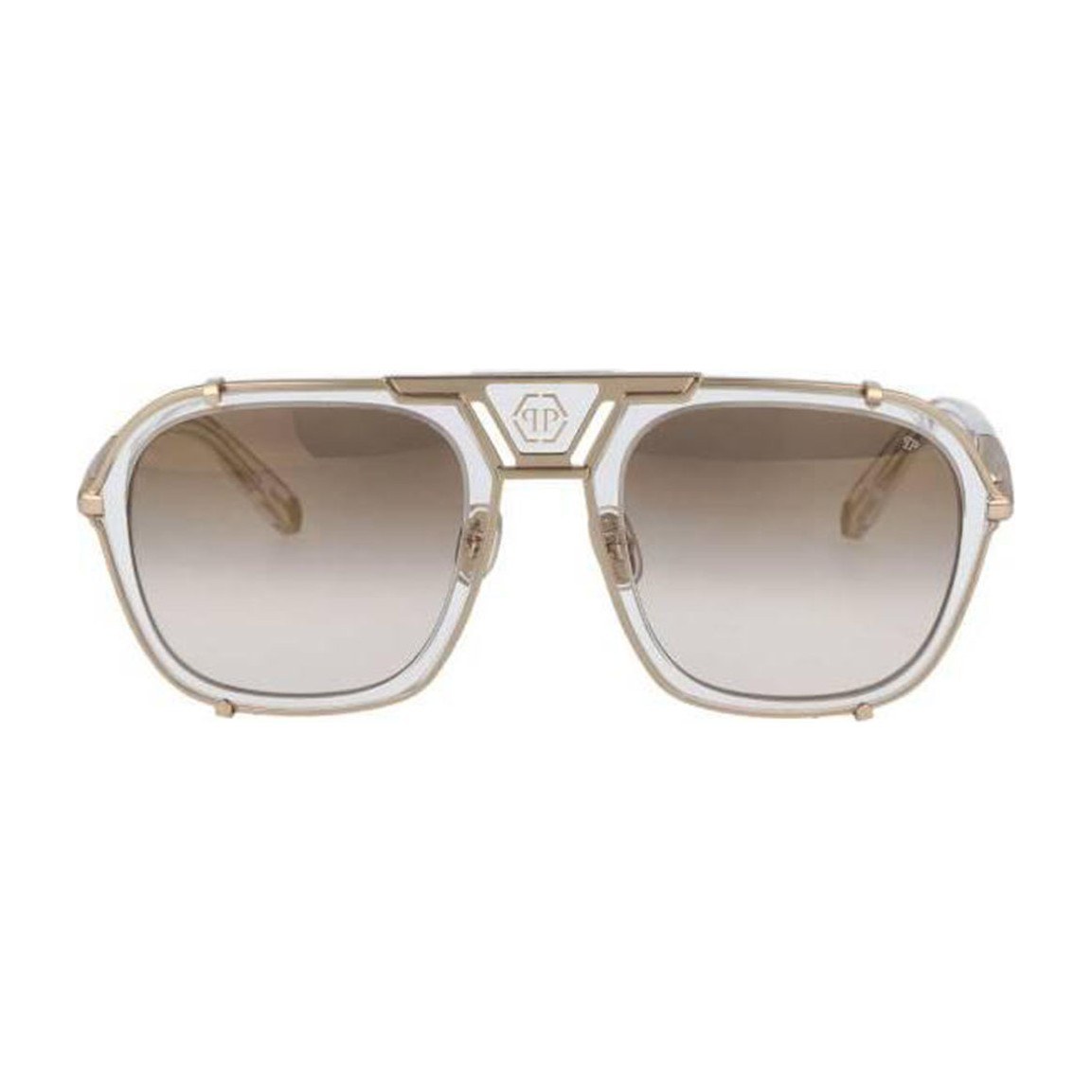 Philipp Plein Aviator Sunglasses Rose Gold