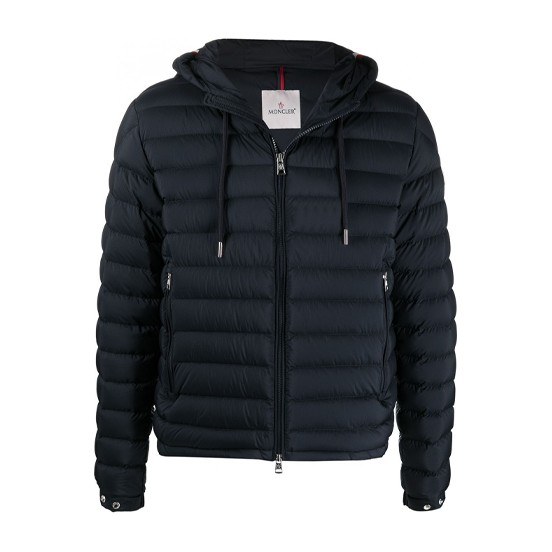 Moncler SS21 Hooded Down Jacket Blue