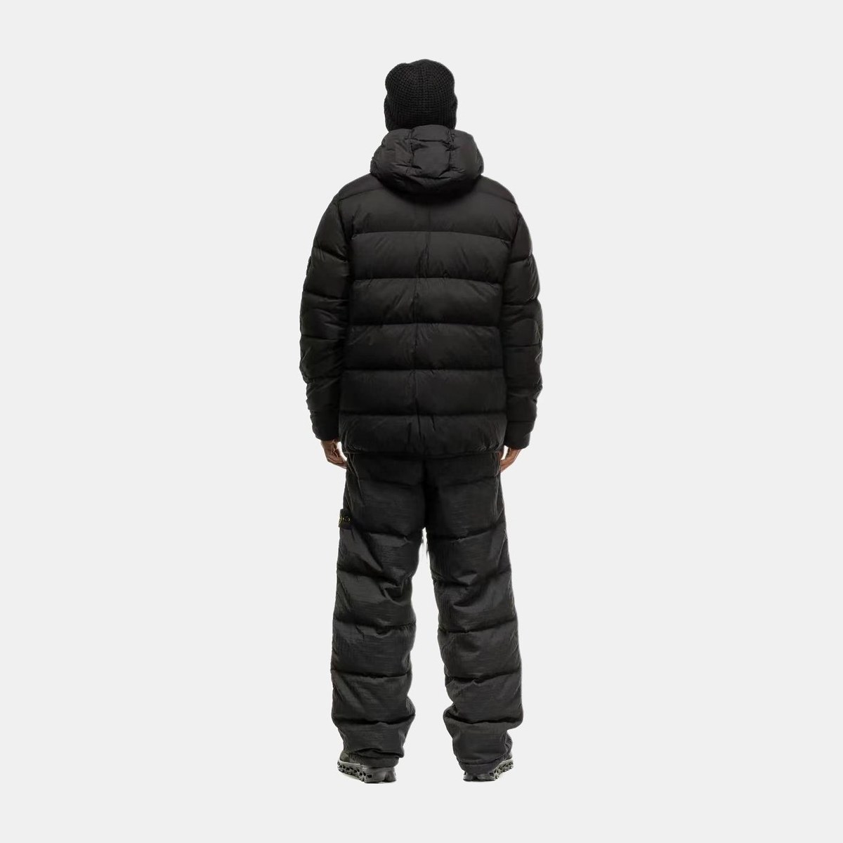Stone Island SS23 Quilted Down Jacket Black
