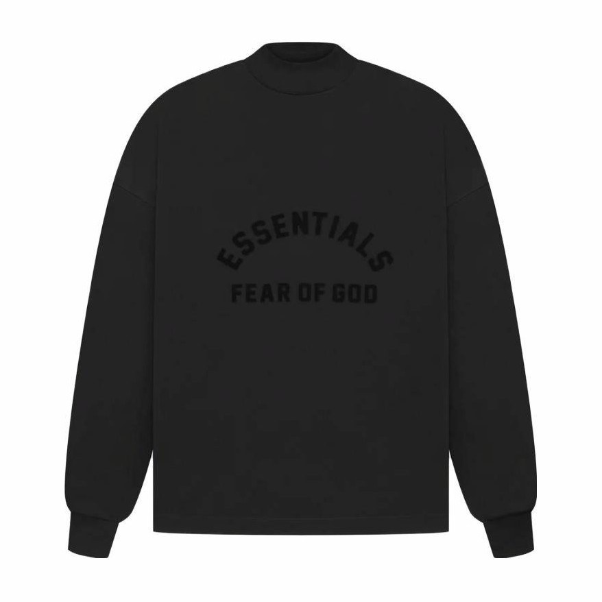 Fear of God Essentials The Black Collection SS23 Ls Tee Jet Black
