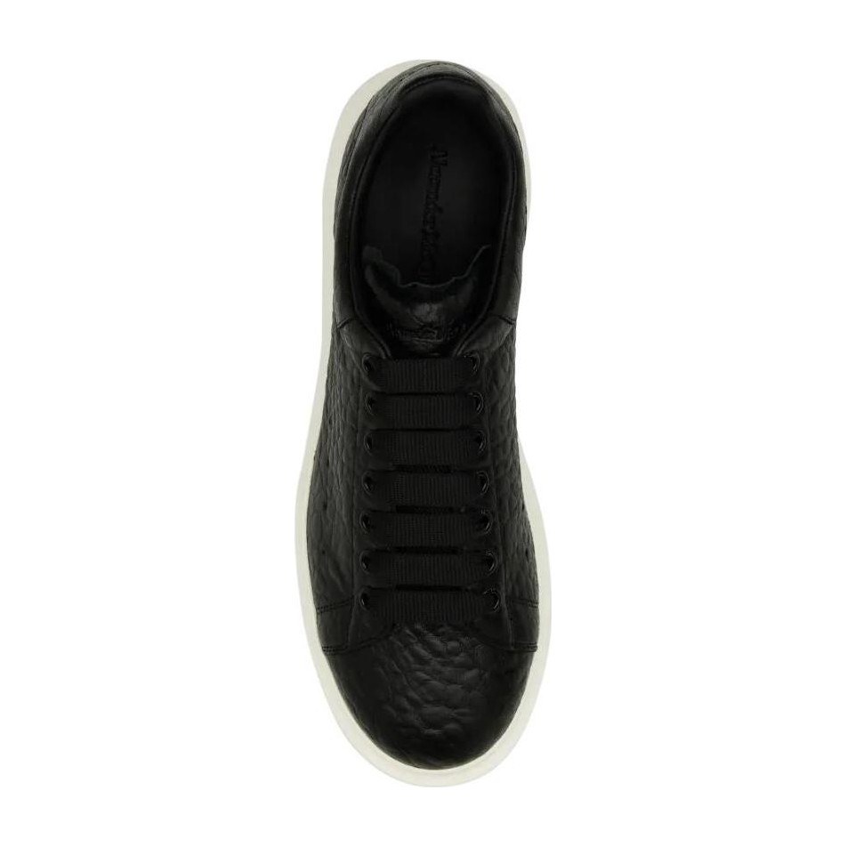 Alexander McQueen Leather Low Top Sneakers Black