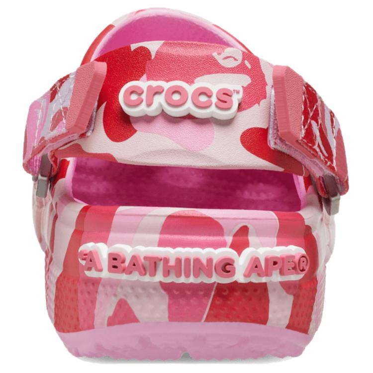 A BATHING APE x Crocs Classic Clog Pink Camo