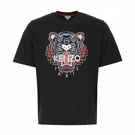 KENZO Tiger Print T-Shirt Black