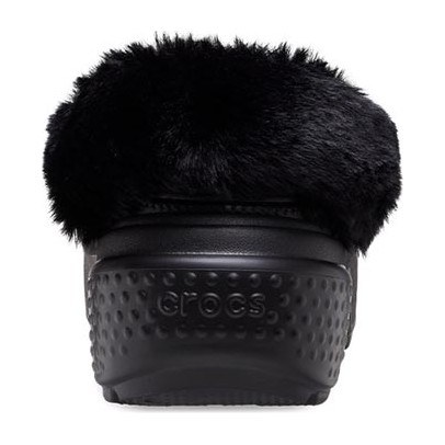 Crocs Snow Lodge Fuzz Clog Black