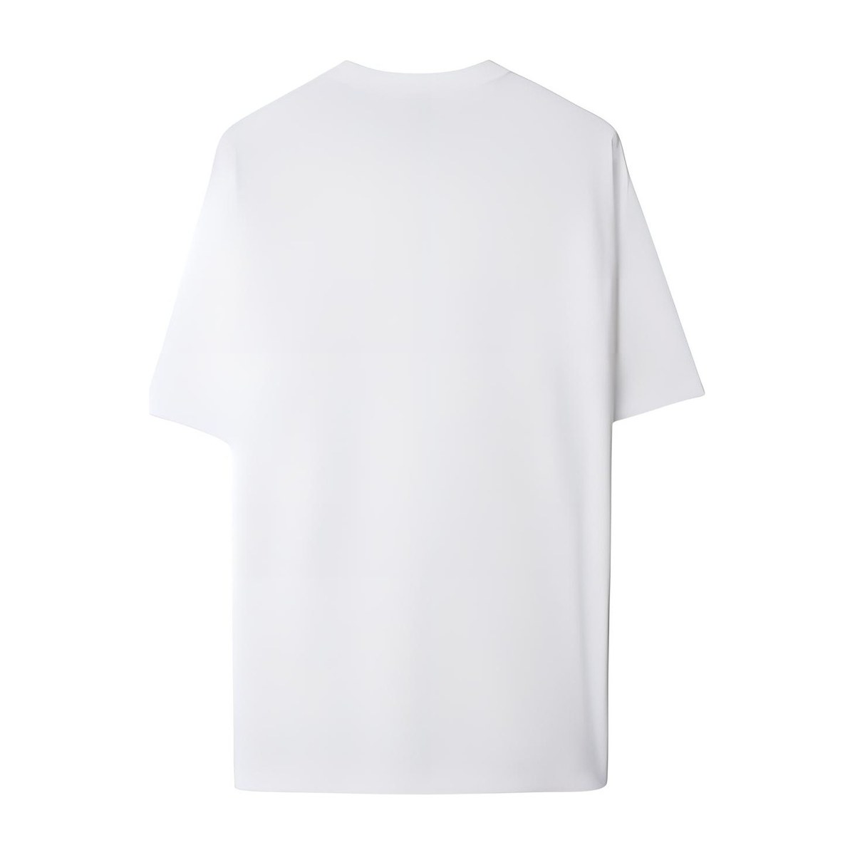 Burberry Striped Logo Crewneck T-Shirt White
