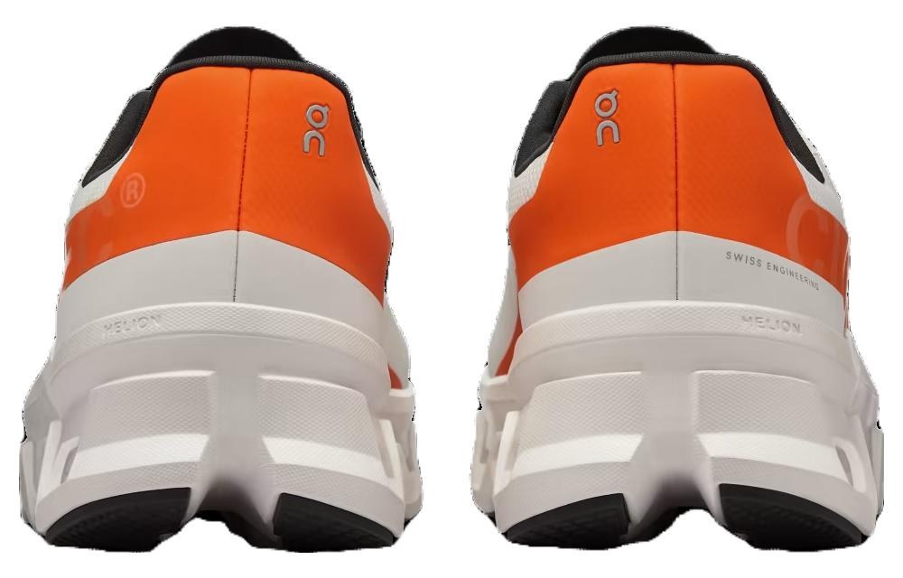 On Cloudmonster White Orange