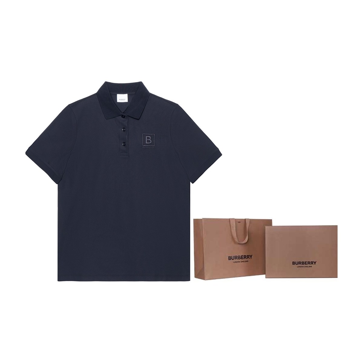 Burberry Polo Shirt Navy