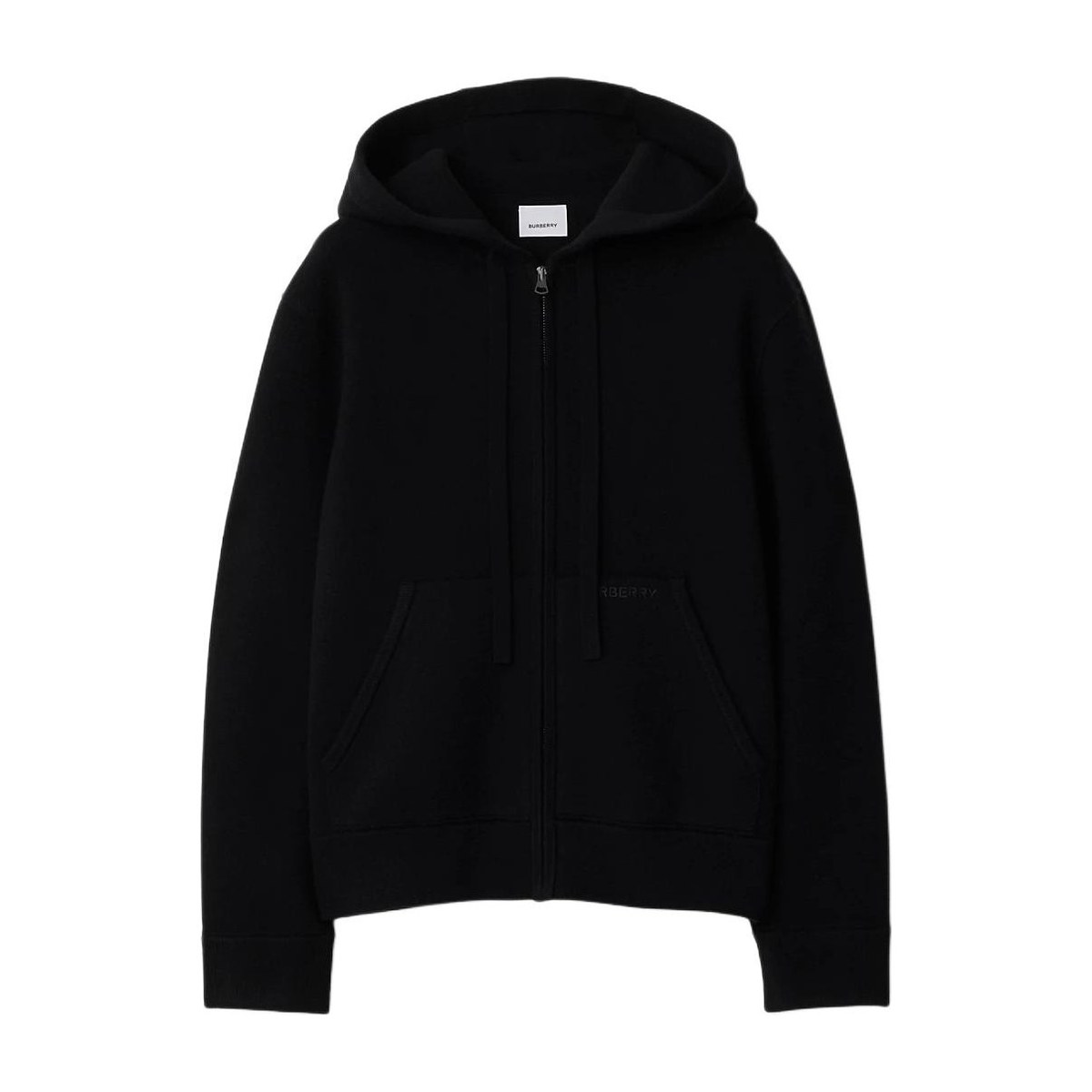 Burberry Logo Hoodie Black