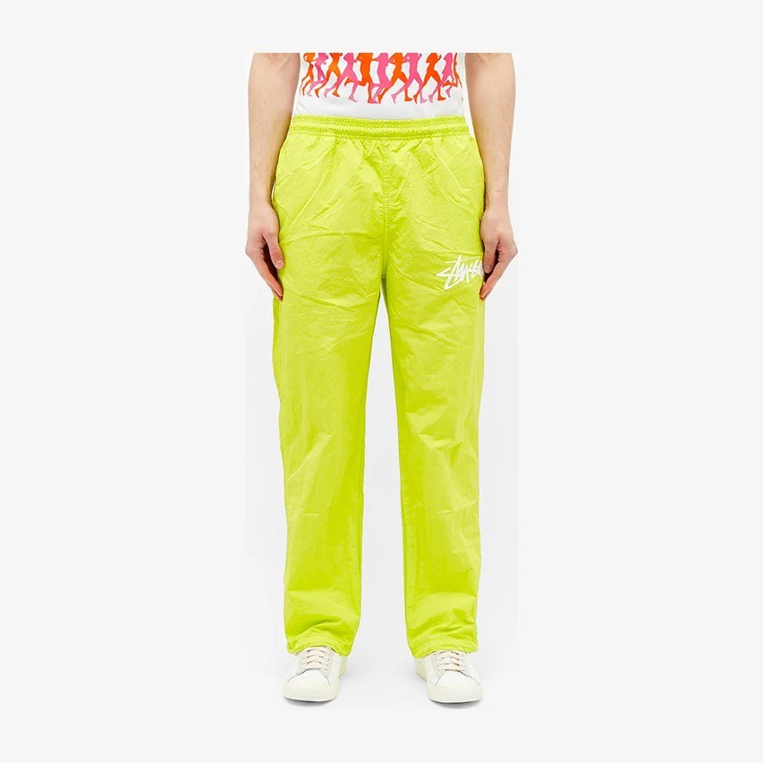 Stussy x Nike Logo Training Pants Yellow