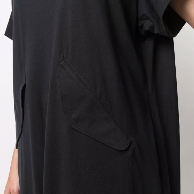 Y-3 FW21 Black Maxi T-Shirt Dress