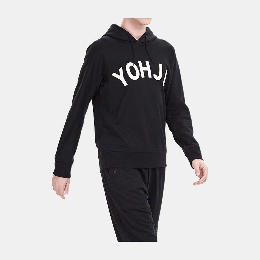Y-3 YOHJI Logo Hoodie Black