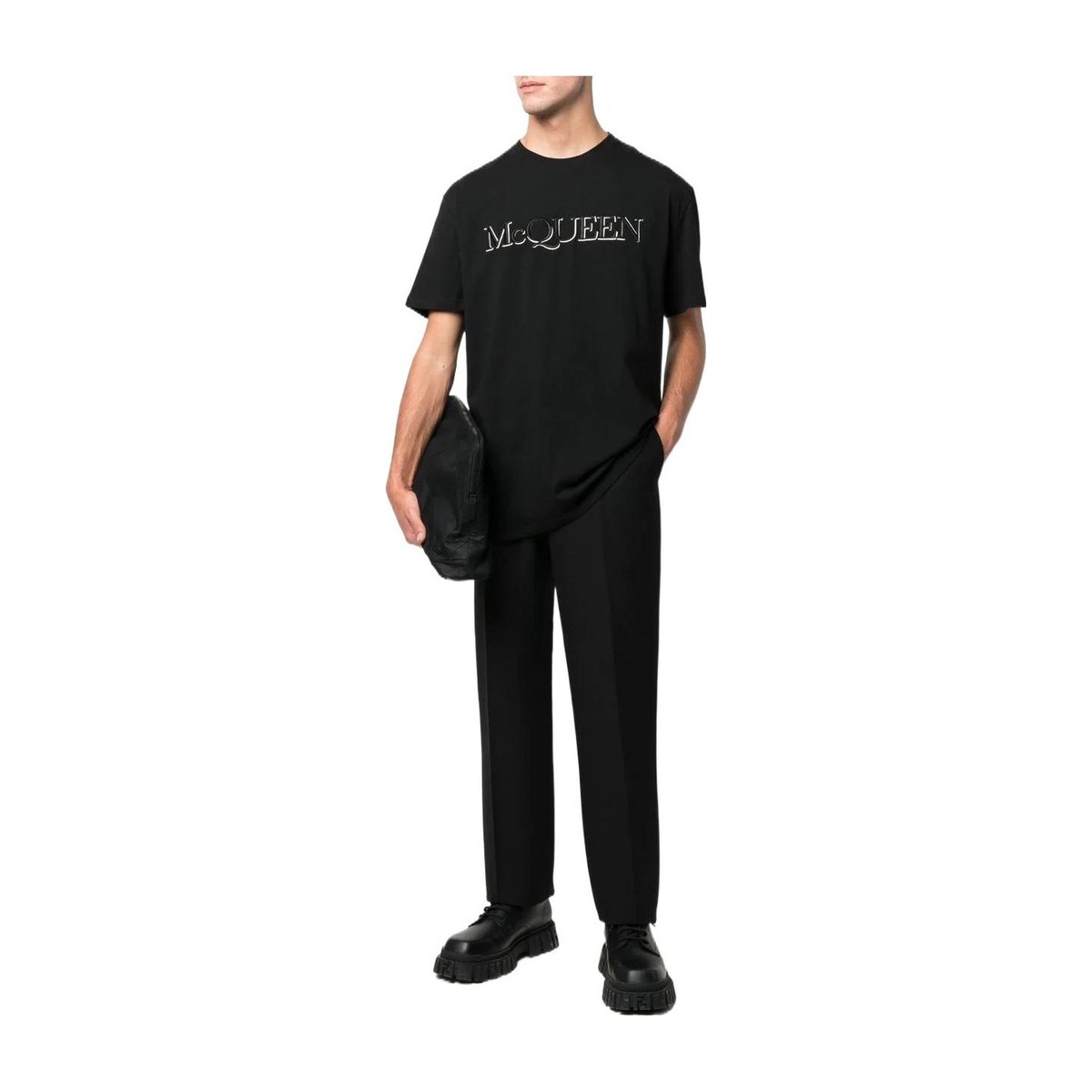 Alexander McQueen FW22 Logo T-Shirt Black