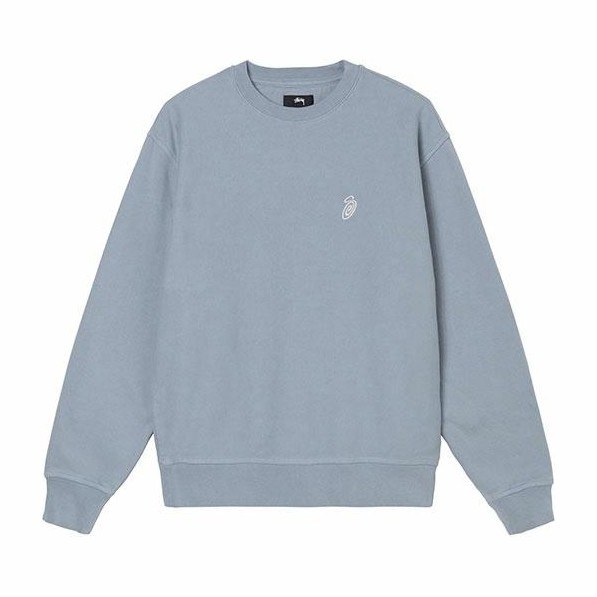 Stussy Swirl Embroidered Crew