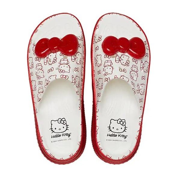 Hello Kitty x Crocs Stomp White Red