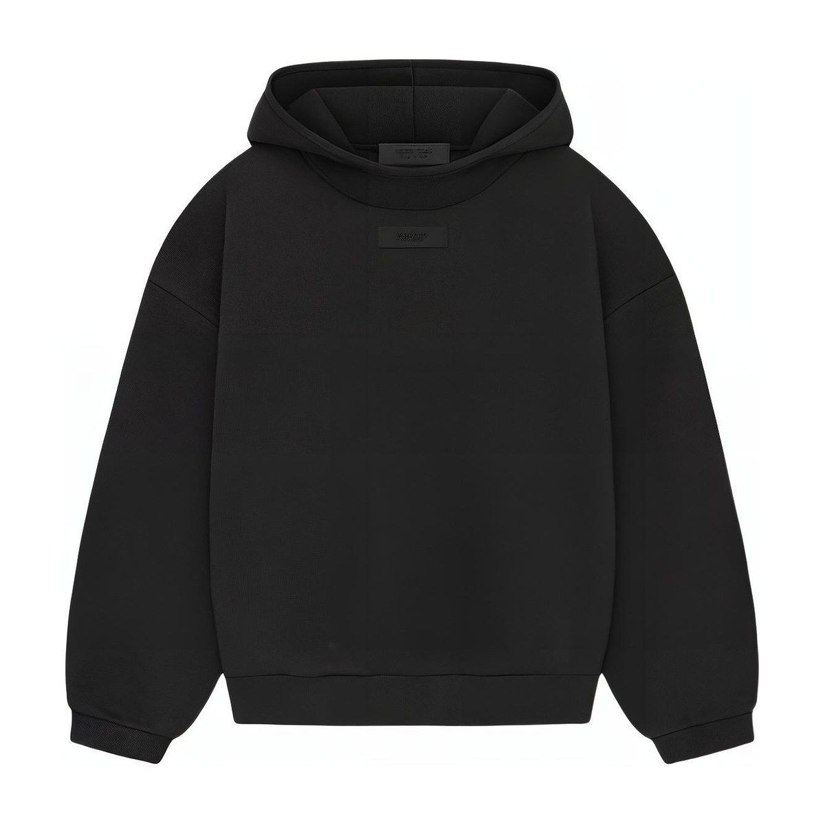 Fear of God Essentials Jet Black Hoodie
