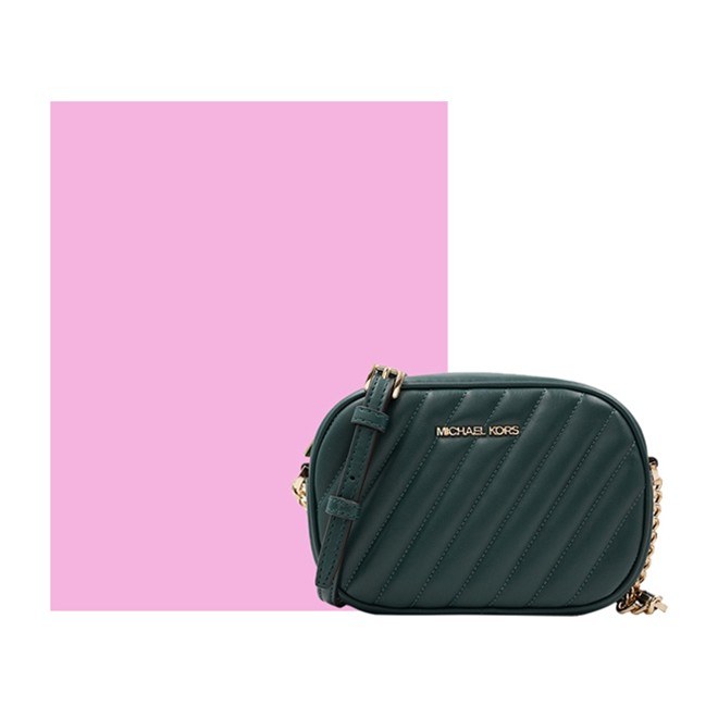 Michael Kors Rose Quilted Leather Shoulder Bag
