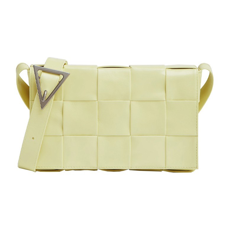 Bottega Veneta Cassette Tofu Bag Medium Lemon Yellow