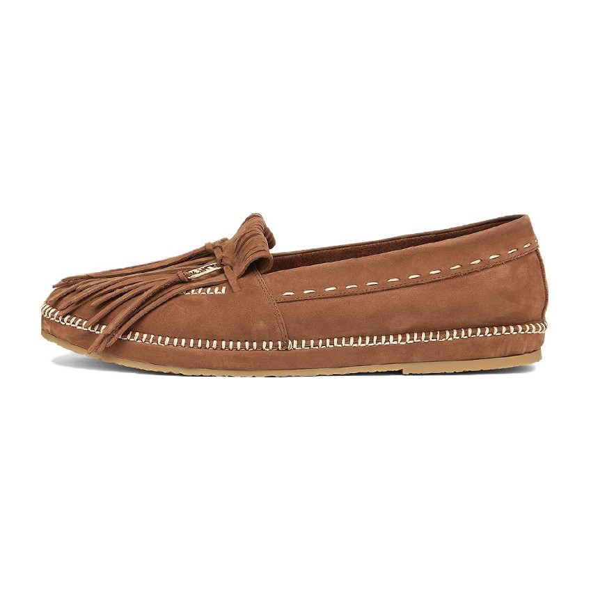 Fendi O'Lock Brown Loafers