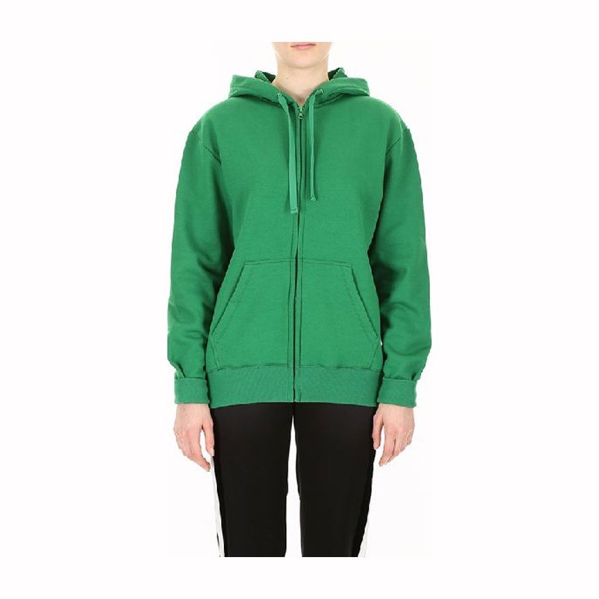 Valentino Logo Hoodie Green