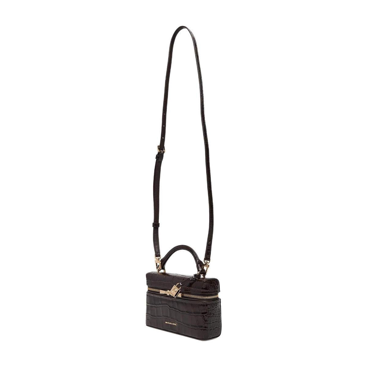 Michael Kors Jana Lock Mini Tote Chocolate