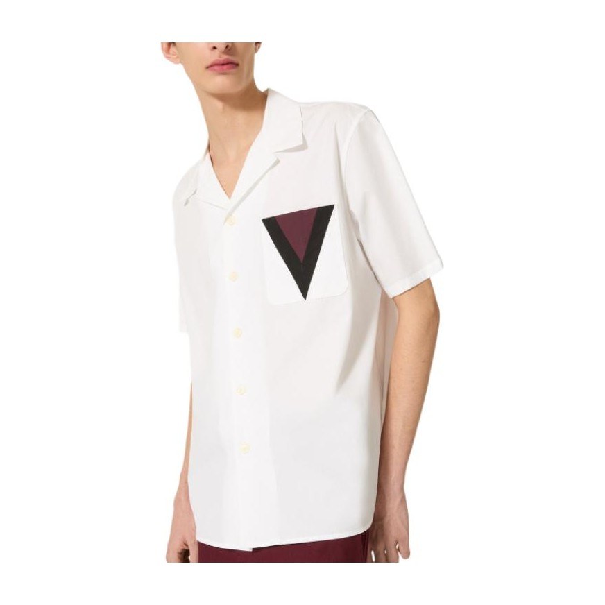 Valentino V Detail Bowling Shirt