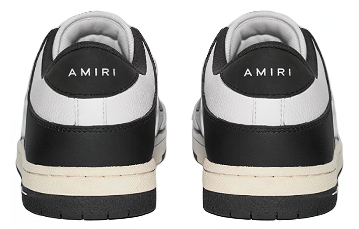 AMIRI Bone Low Top White Black