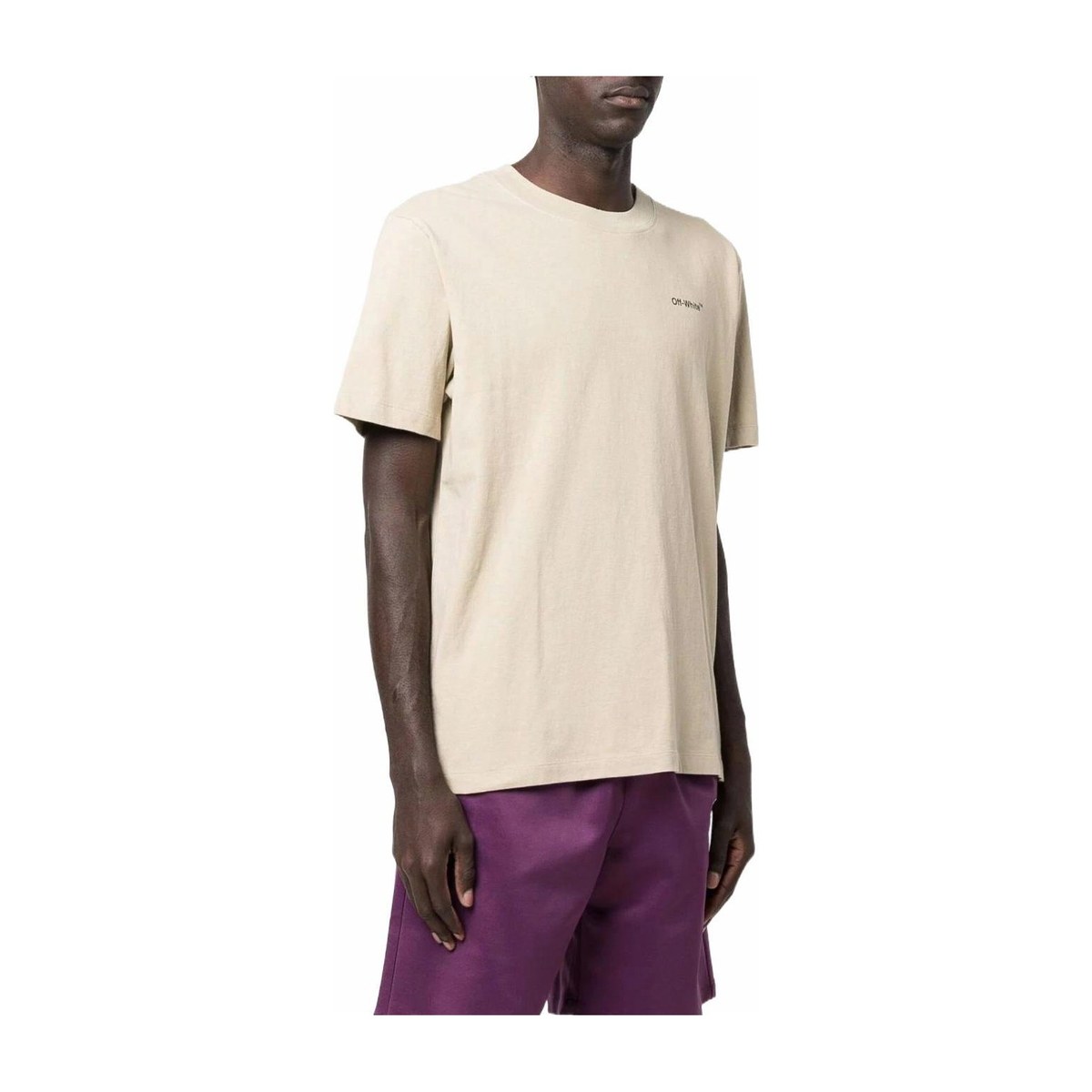 OFF-WHITE SS22 Logo T-Shirt Beige