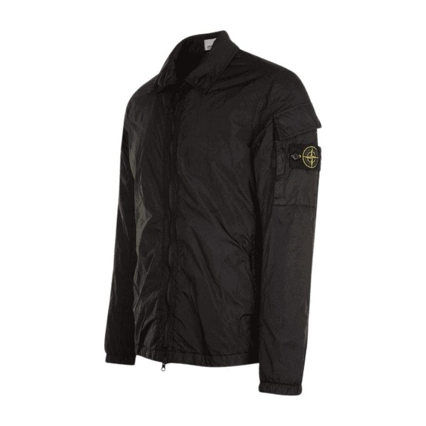 Stone Island FW22 Nylon Shirt Jacket Black