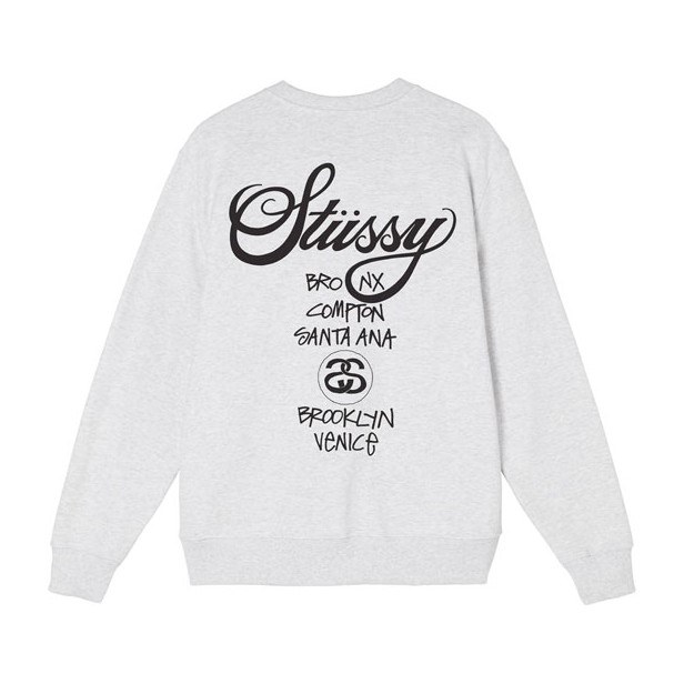 Stussy World Tour Crewneck Sweatshirt
