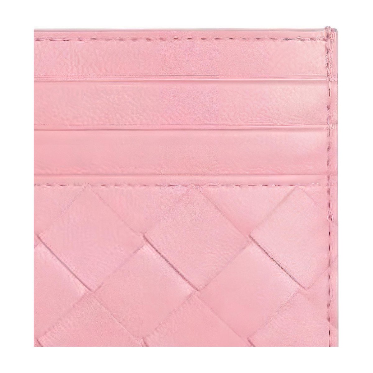 Bottega Veneta Intrecciato Cardholder Pink