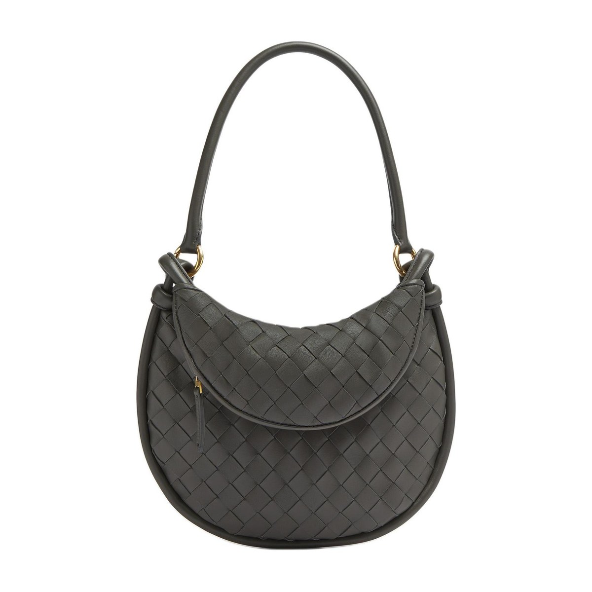 Bottega Veneta Small Gemelli Light Graphite