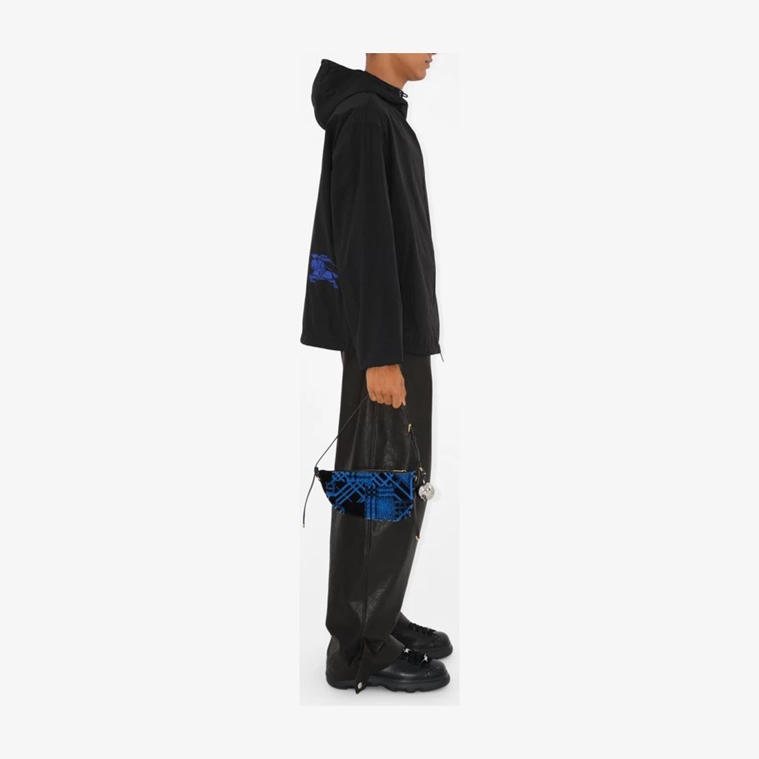 Burberry Hooded Zip Jacket Black