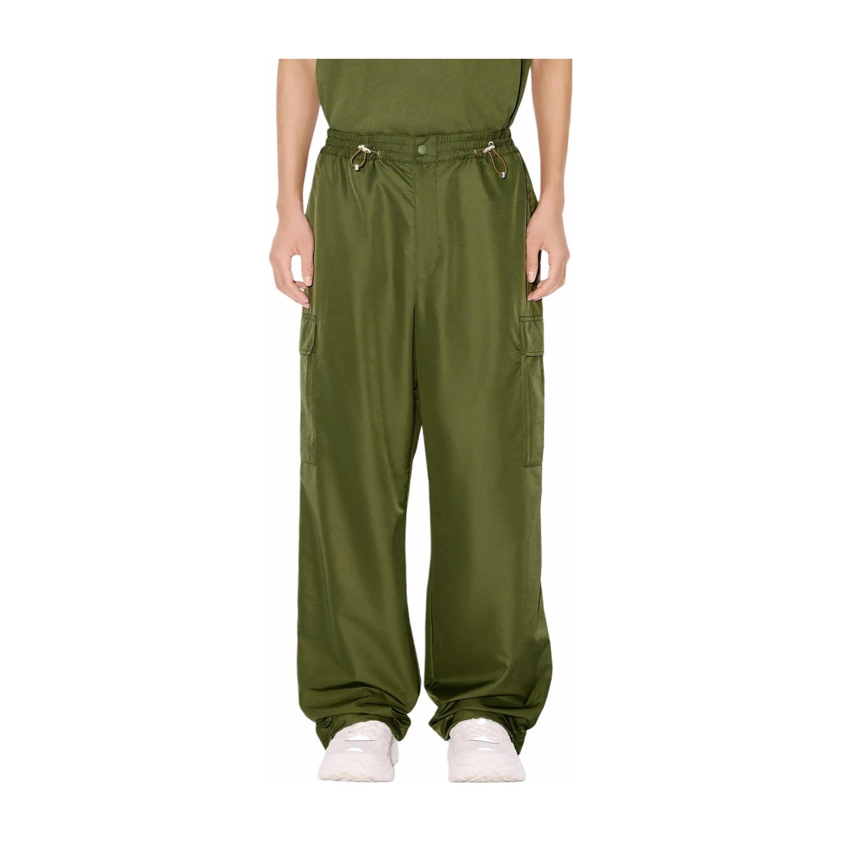 KENZO SS25 Green Floral Cargo Pants
