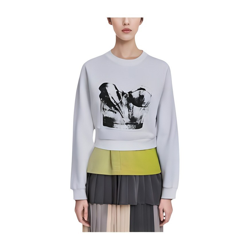 Alexander McQueen FW22 Bustier Sweatshirt