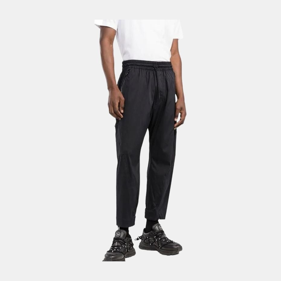 Y-3 Logo Tapered Sweatpants Black