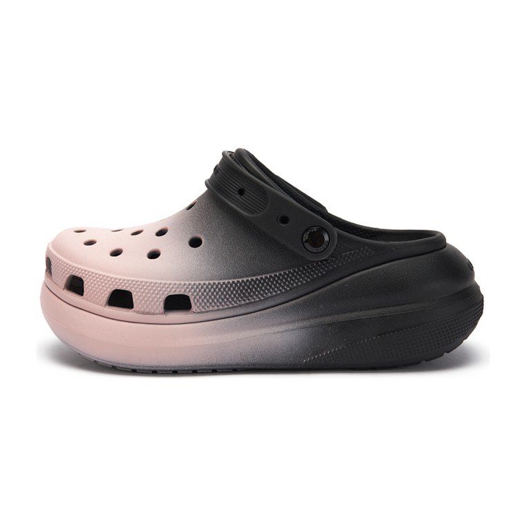 Crocs Classic Crush Clog Black Pink