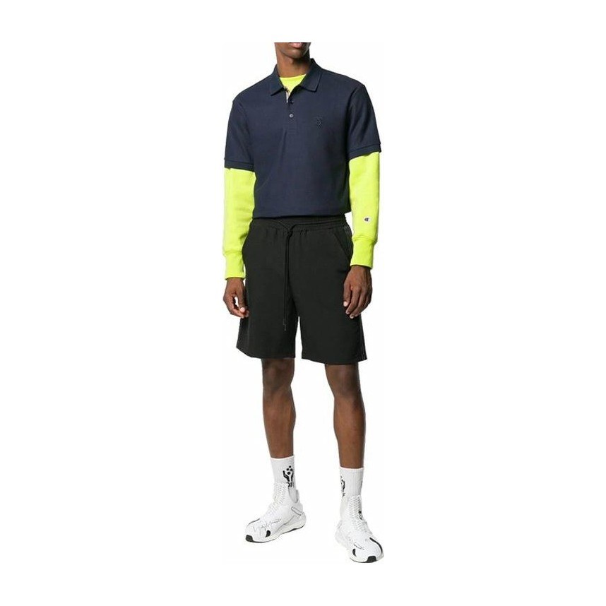 Burberry Embroidered Polo Shirt Blue