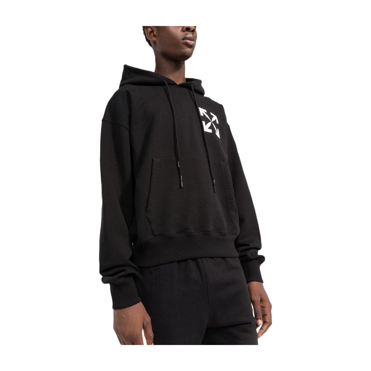 OFF-WHITE SS22 Logo Arrow Cotton Hoodie