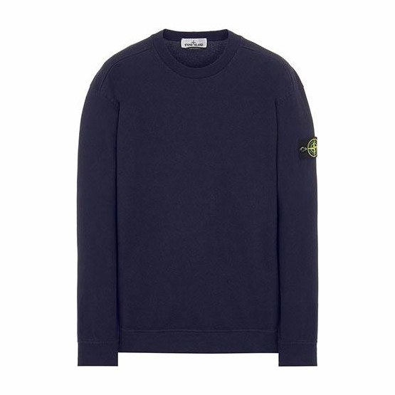 Stone Island Navy Crewneck Sweatshirt