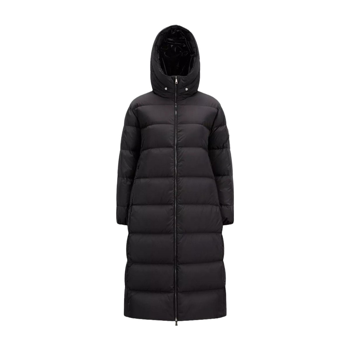 Moncler Hooded Down Jacket Women Black
