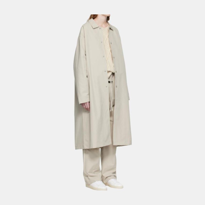 Fear of God Essentials Long Coat Smoke