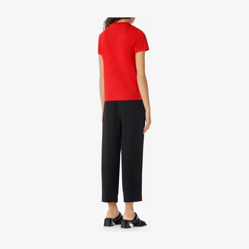 KENZO Tiger Head Logo T-Shirt Red