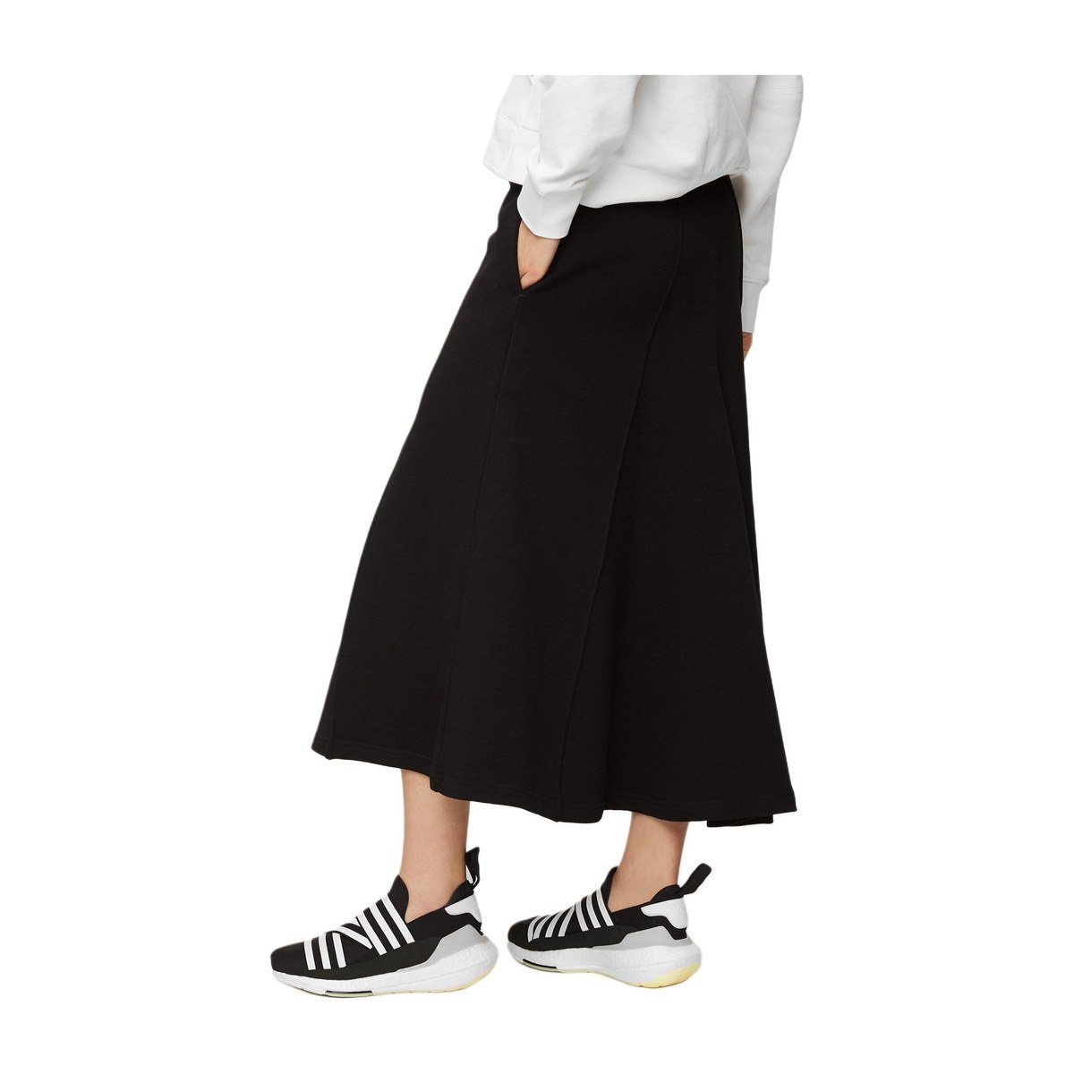 Y-3 Black Midi Skirt