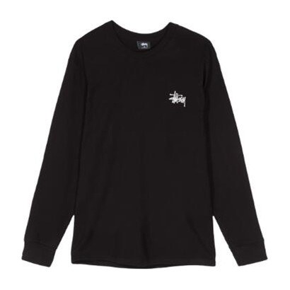 Stussy Classic Long Sleeve Tee Black