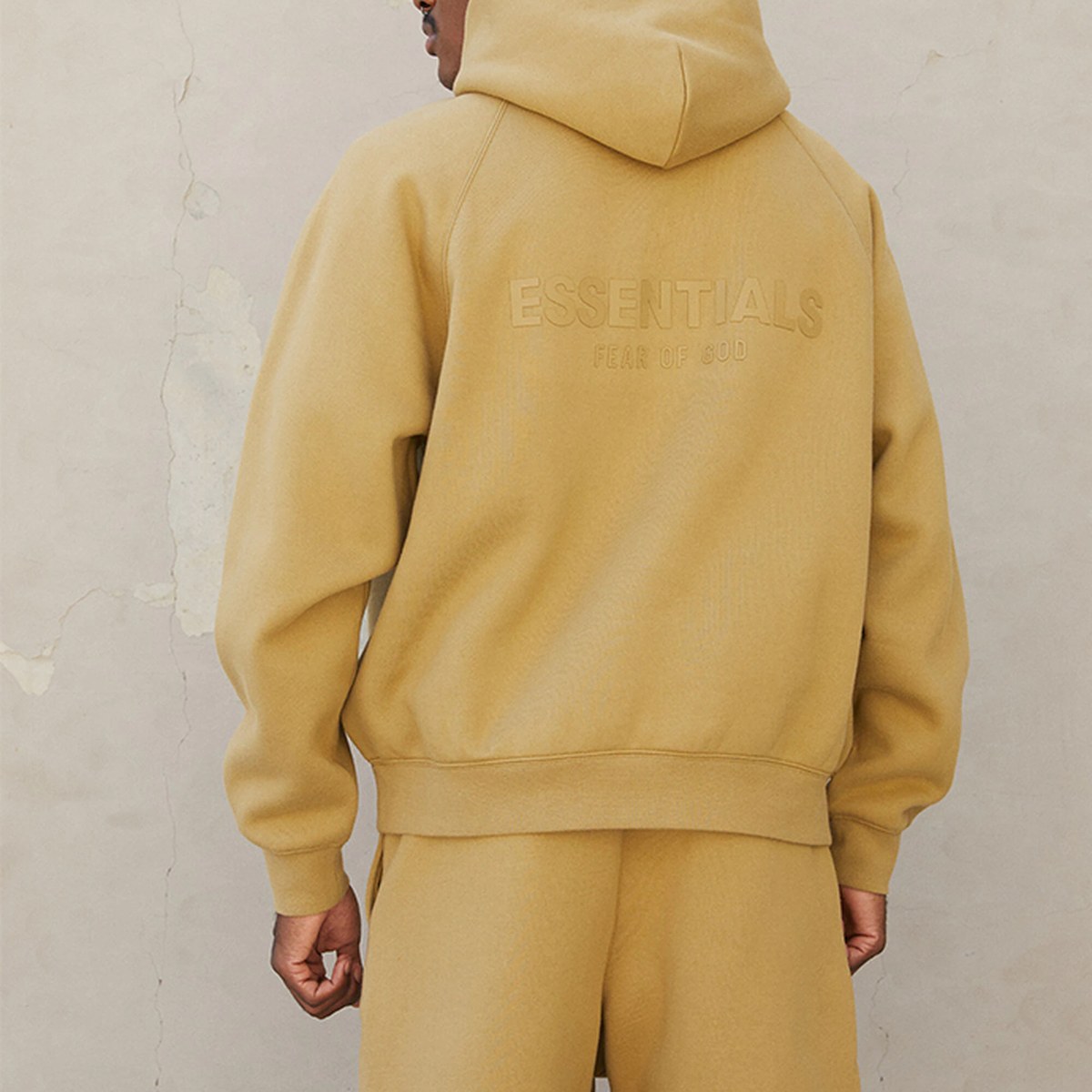 Fear of God Essentials FW21 Pullover Hoodie Amber