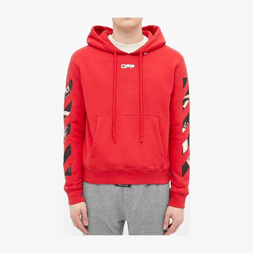 OFF-WHITE Hoodie Red