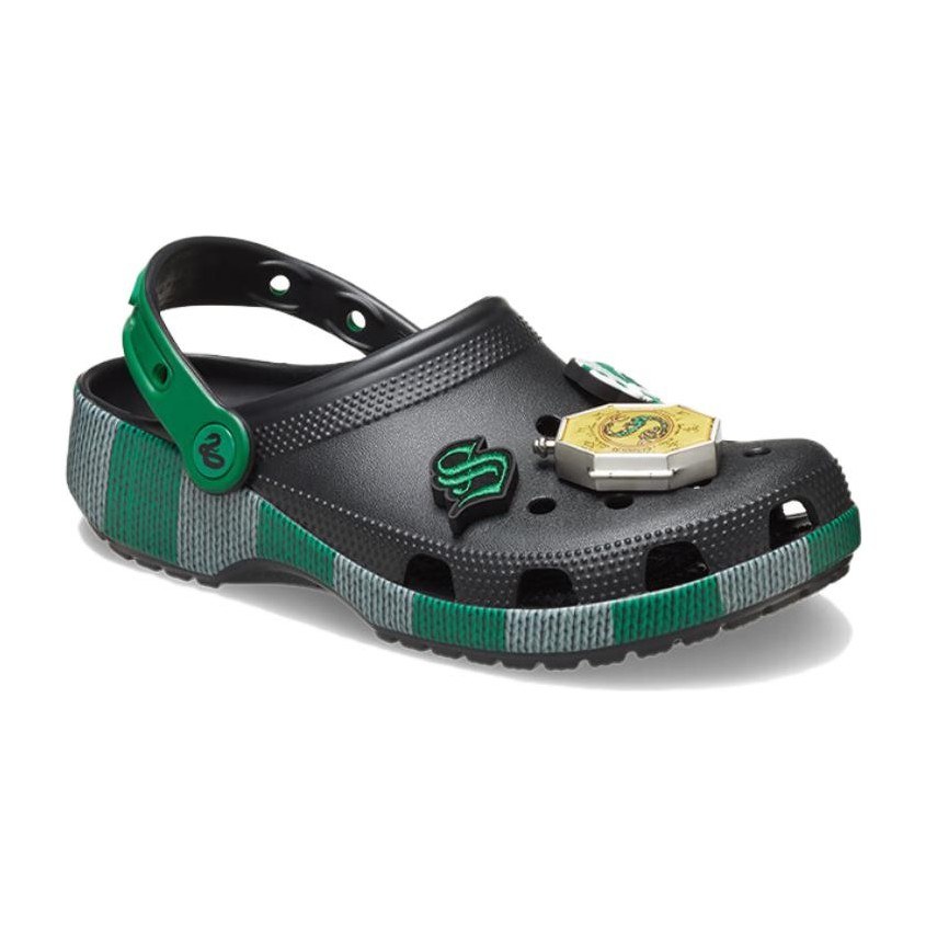Crocs EVA Clogs Black Green