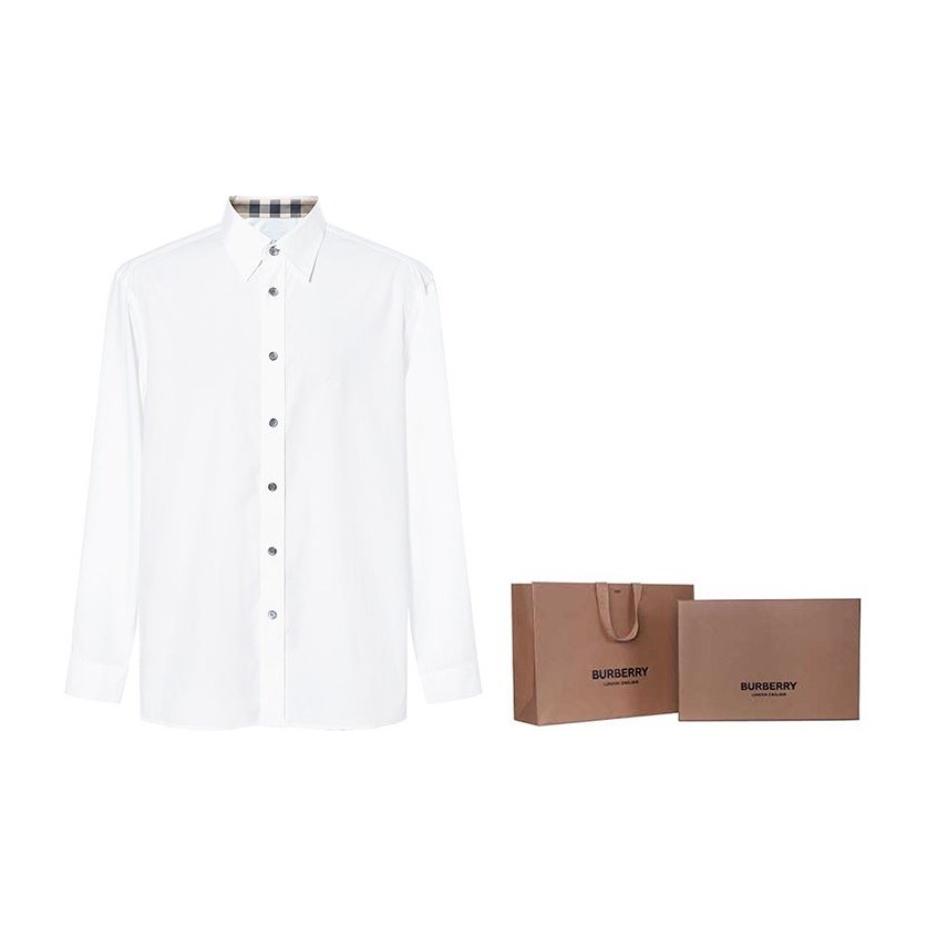 Burberry Logo Polo Shirt White