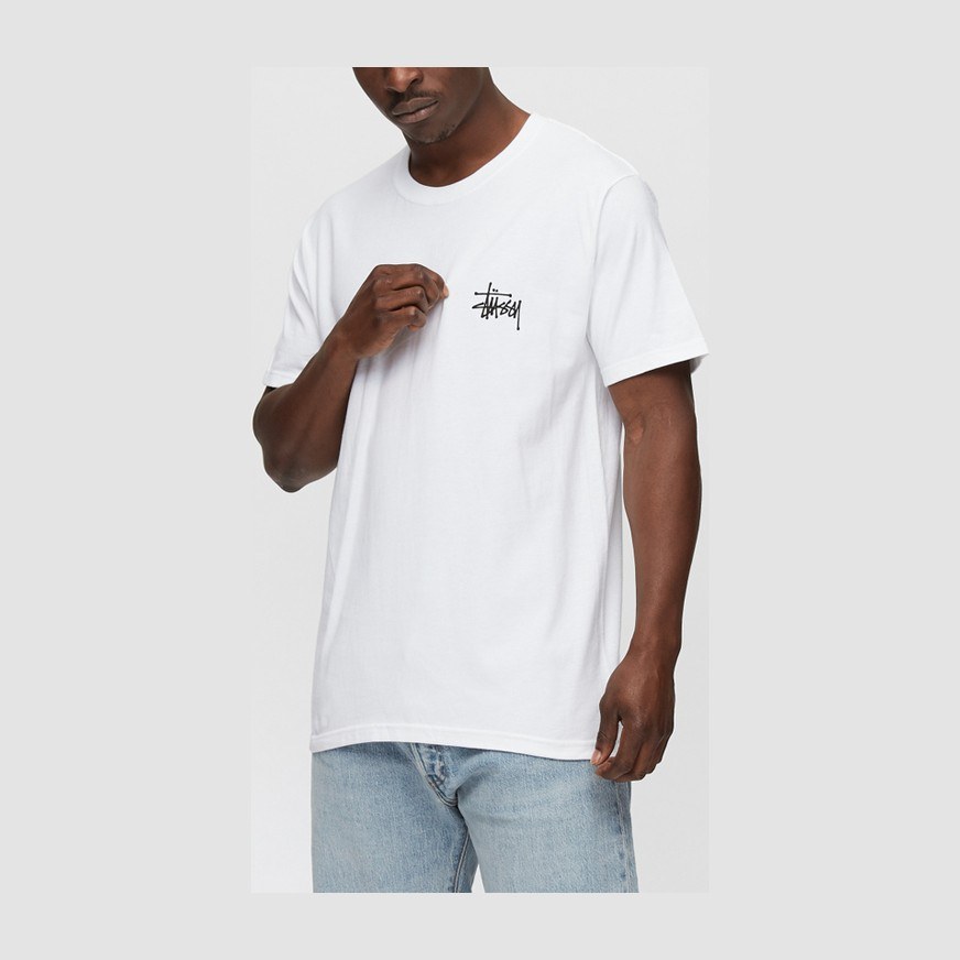 Stussy Classic Print T-Shirt White