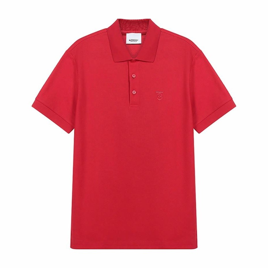 Burberry Polo Shirt Bright Red